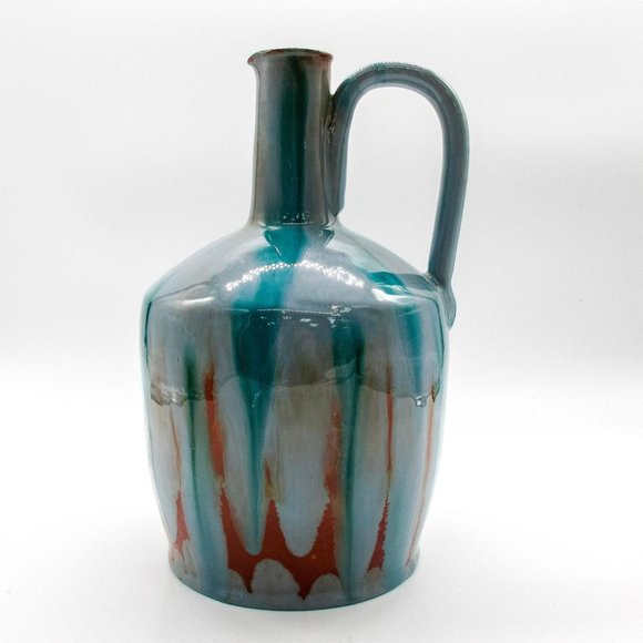 Music Box Pitcher, Vintage & Rare Handmade Studio Art Pottery - Works! - Picture 2 of 5